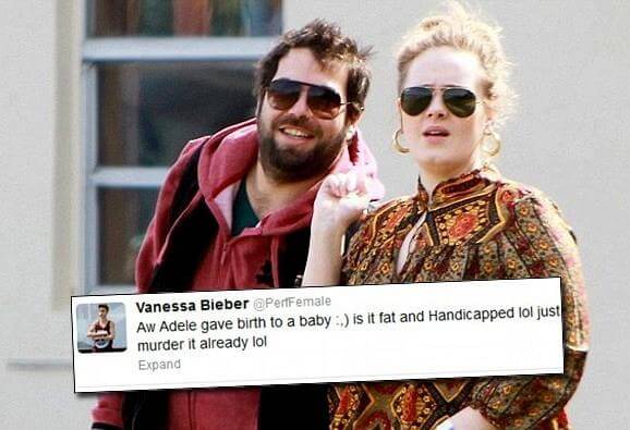 Βρίζουν το νεογέννητο της Adele στο twitter