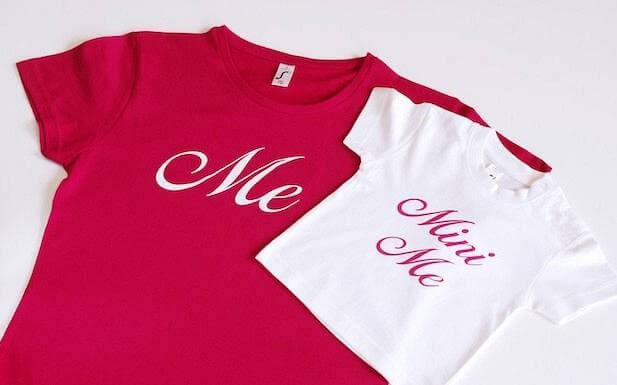 Υπέροχα t-shirt ένα για σας και ένα για την κόρη σας