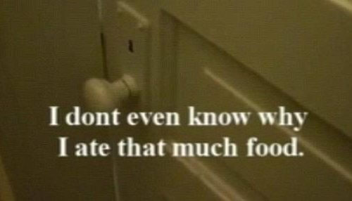 "Γιατί έφαγα τόσο πολύ;"