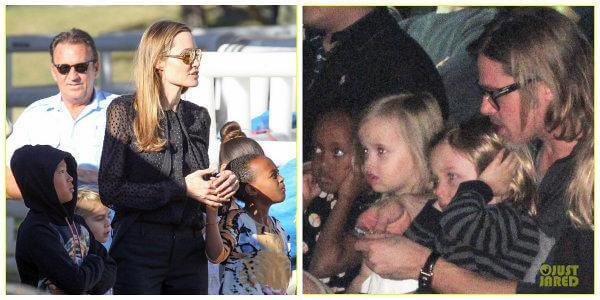Anjelina Jolie: Στο τσίρκο με τα παιδιά