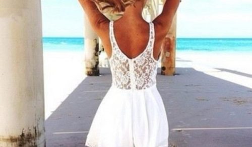 Το καλοκαιρινό, λευκό φόρεμα