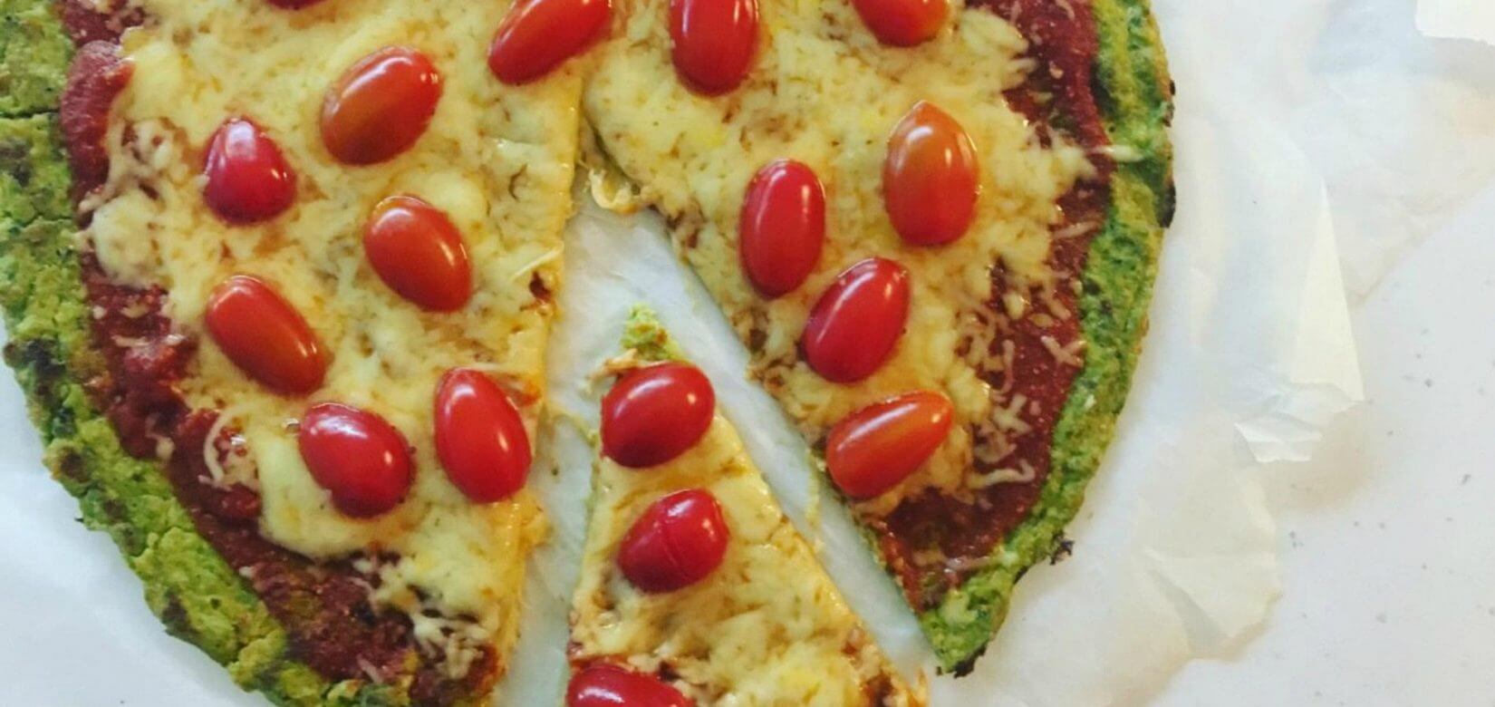 Υγιεινή pizza με βάση από μπρόκολο!