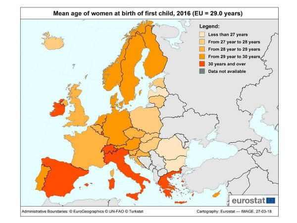 Έρευνα: Οι Ελληνίδες γεννούν λιγότερα παιδιά και σε μεγαλύτερη ηλικία!
