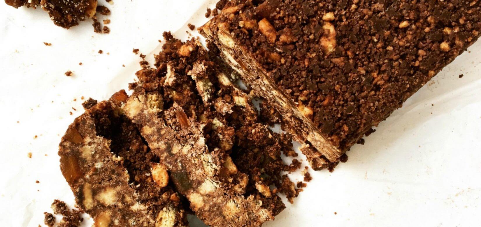 To πιο νόστιμο σοκολατένιο cake ψυγείου είναι χωρίς ζάχαρη!