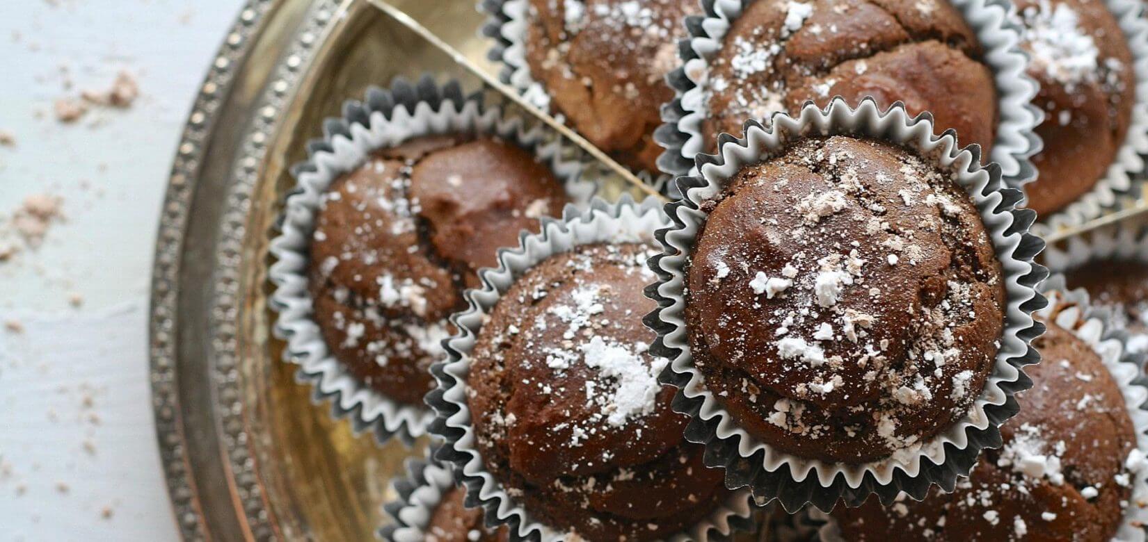 Muffins με σοκολάτα, χωρίς γλουτένη!