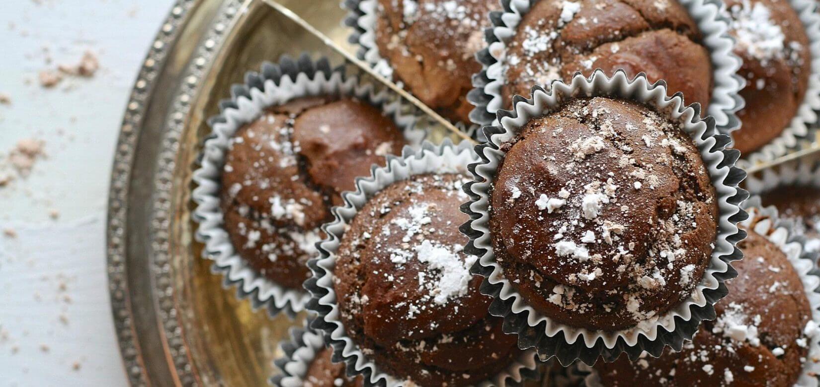 Muffins με σοκολάτα, χωρίς γλουτένη!