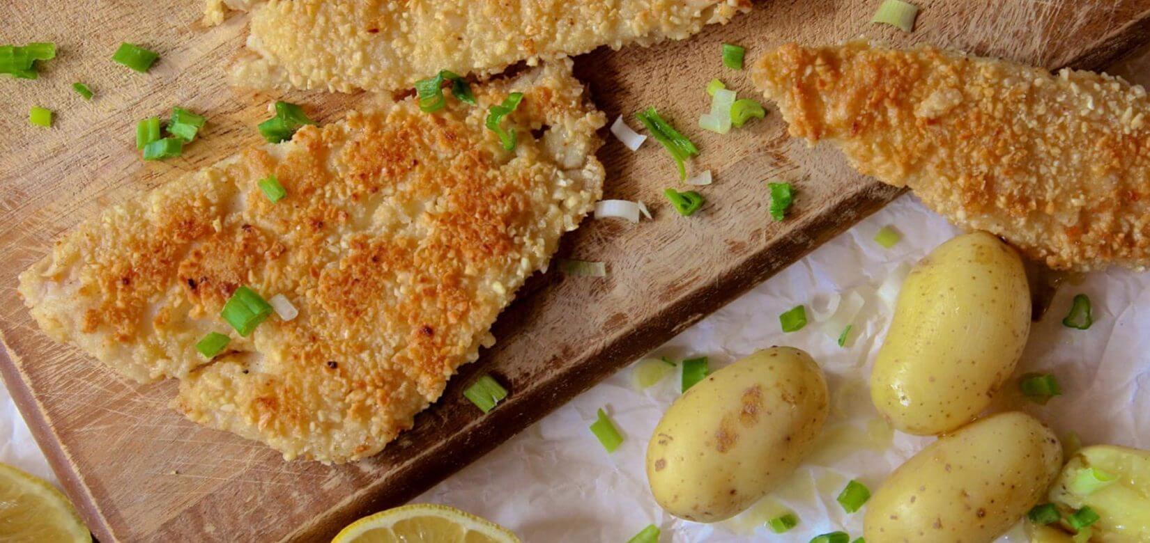 Γλώσσα παναρισμένη σε αμύγδαλο!