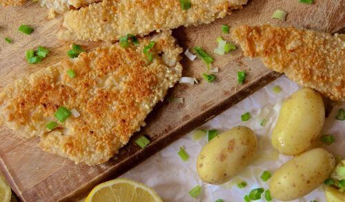 Γλώσσα παναρισμένη σε αμύγδαλο!