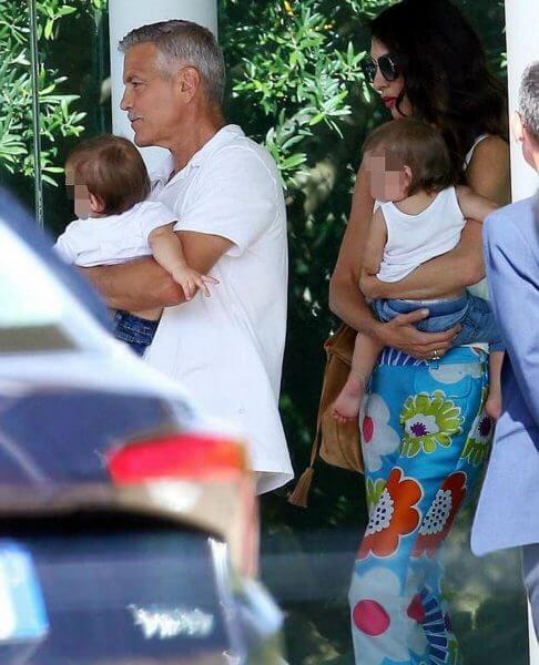 George &amp; Amal Clooney: Για πρώτη φορά μαζί με τα δίδυμα παιδιά τους! (φωτο)