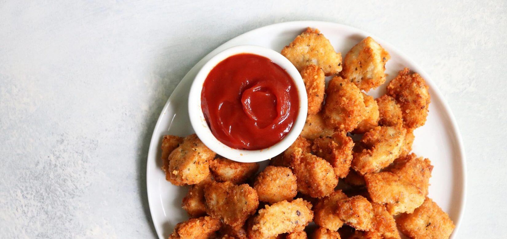 Ψητά chicken nuggets με κρυμμένο καρότο