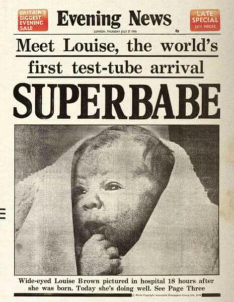 Λουίζ Μπράουν: "Είμαι το πρώτο μωρό του σωλήνα και αυτή είναι η ιστορία μου"!