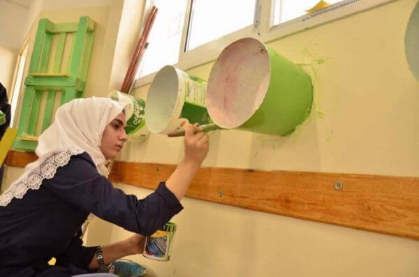 Παγκόσμια Ημέρα Δικαιωμάτων του Παιδιού: Μαθήτριες δημιούργησαν βιβλιοθήκη στη Λωρίδα της Γάζας