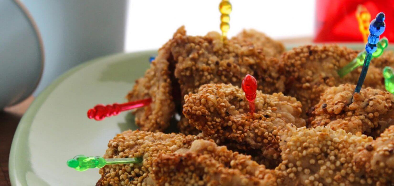 Νόστιμα & υγιεινά σνιτσελάκια παναρισμένα με κινόα!