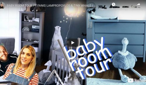 Η Μαντώ. Γαστεράτου με τον κολλητό της Φάνη Λαμπρόπουλο φτιάχνουν το παιδικό δωμάτιο του γιου της ( βίντεο)