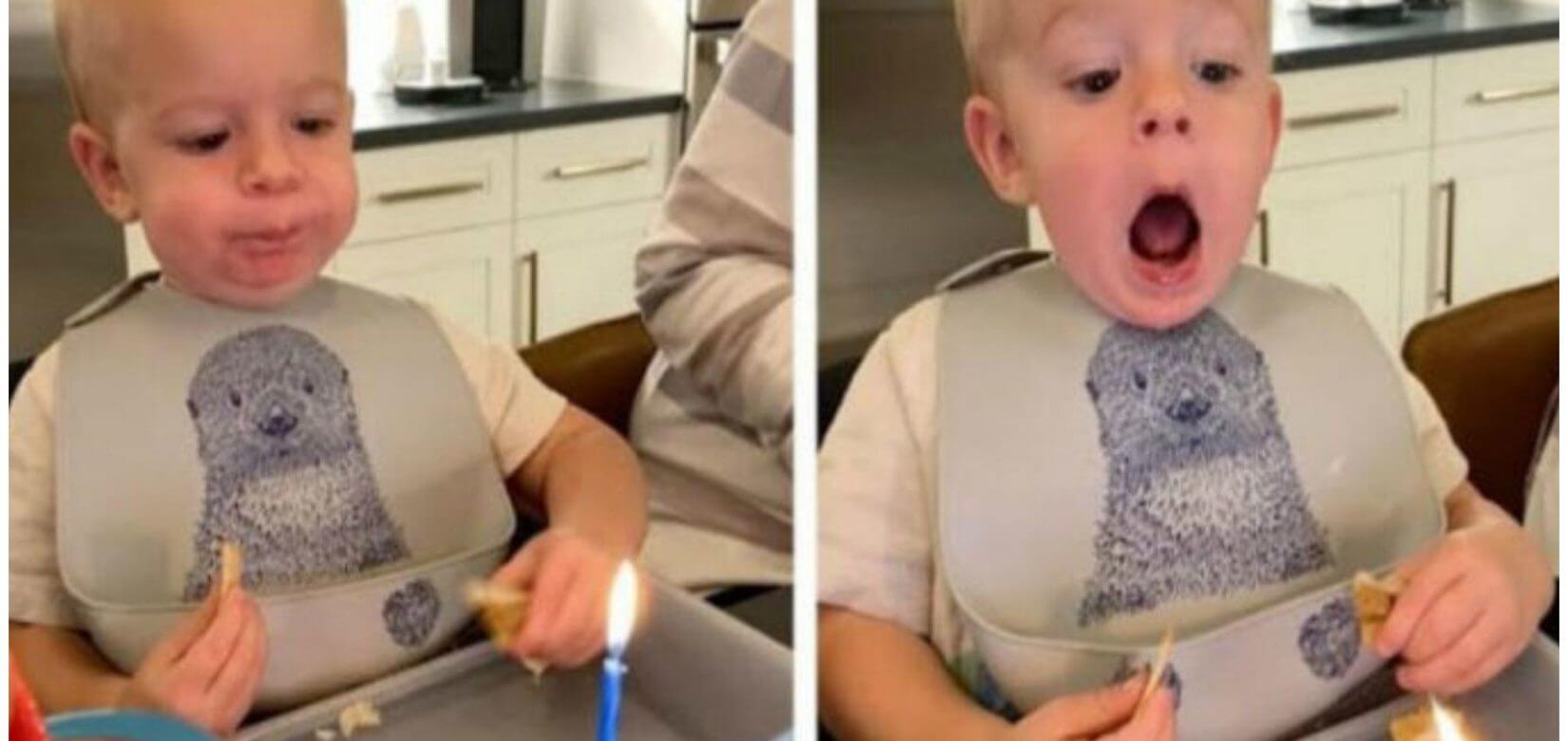 Viral : To βίντεο ενός μικρού αγοριού που προσπαθεί να σβήσει το κεράκι γενεθλίων του θα σας φτιάξει τη διάθεση!