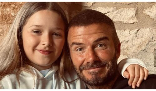Η Harper Beckham γράφει σημειώματα για καληνύχτα στους γονείς της και γίνονται viral. (φωτό)