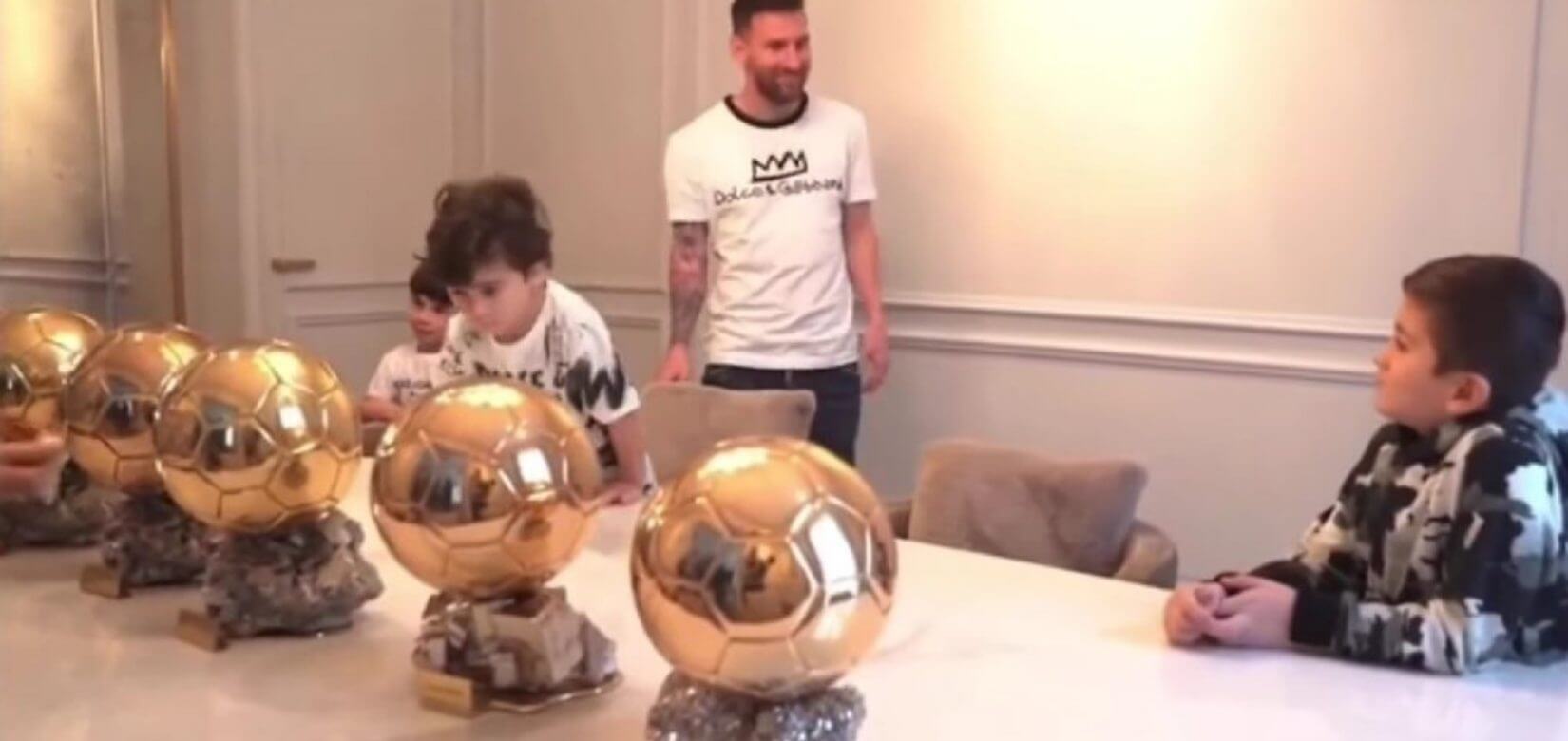 Λιονέλ Μέσι: Η απίθανη αντίδραση του γιου του για τη Χρυσή Μπάλα – «Μπαμπά 6 δεν είχες;»