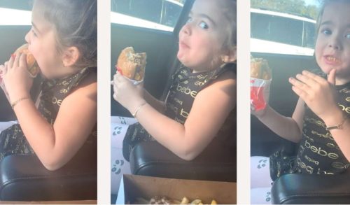 Η αντίδραση 8χρονης που απολαμβάνει το double burger της έγινε viral -Είναι καλοφαγού και το δείχνει!