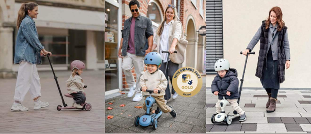Χρυσή διάκριση της Scoot and Ride στα Toys Awards 2025