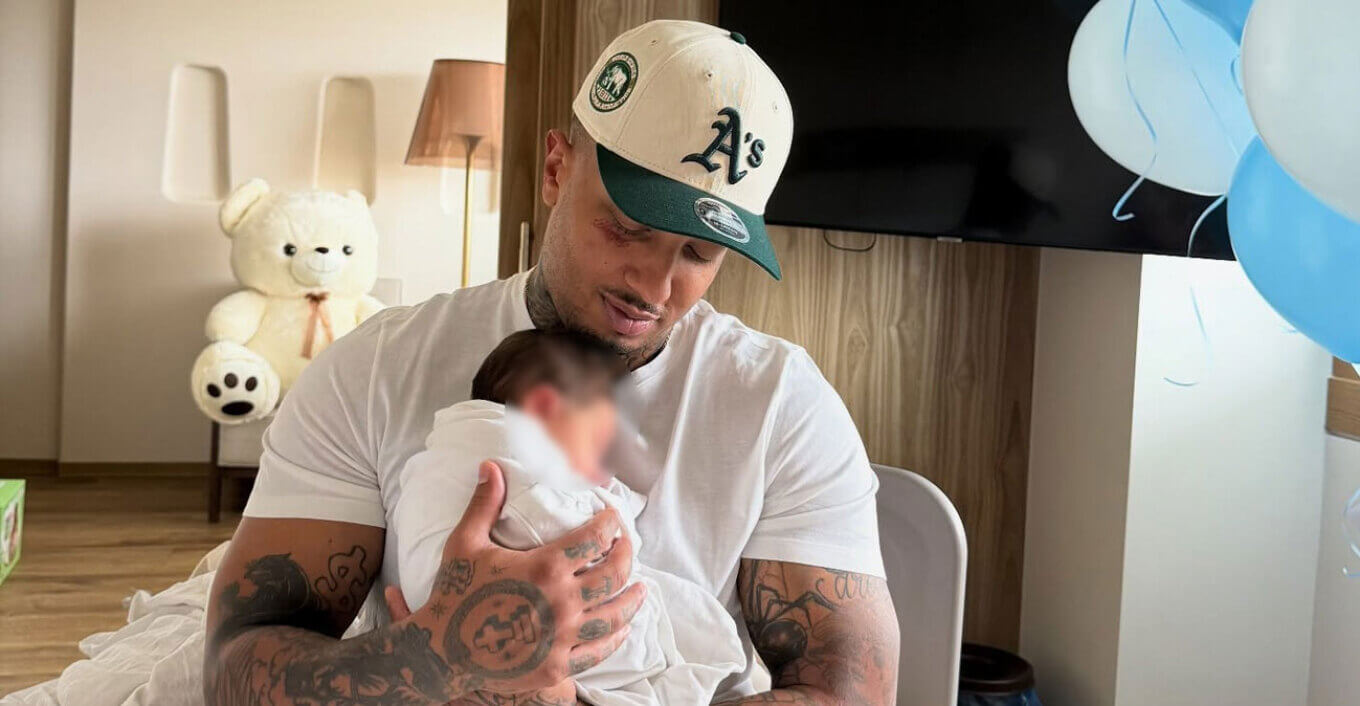 O Light δημοσίευσε την πρώτη φωτογραφία με τον νεογέννητο γιο του